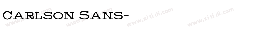 Carlson Sans字体转换 Carlson Sans字体转换